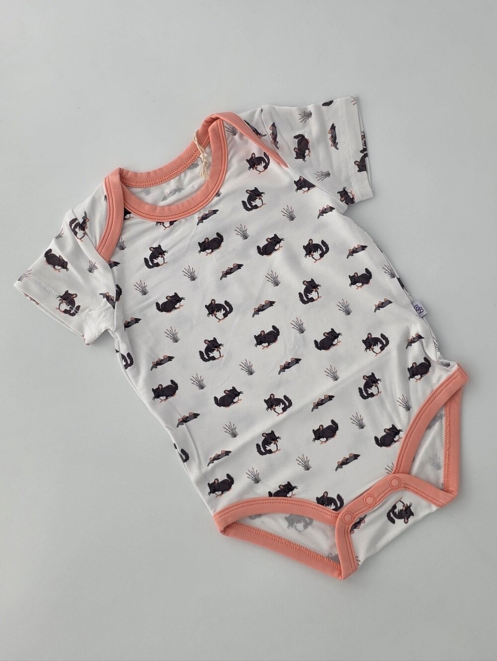 Bubble Baby Mouse Short Sleeve Bodysuit